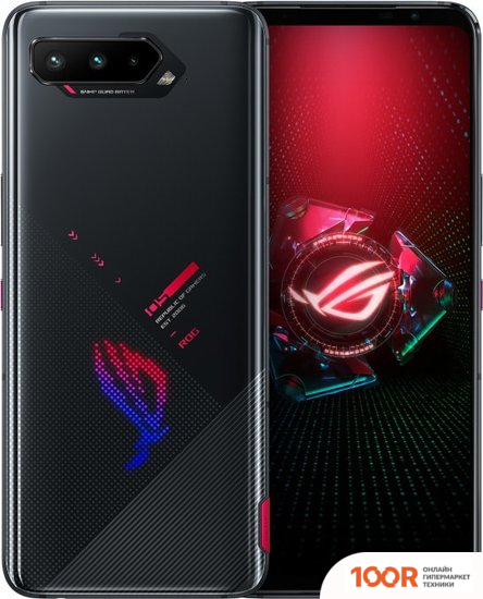 Мобильный телефон ASUS ROG PHONE 5 ZS673KS 12GB/128GB (ЧЕРНЫЙ) (153357)