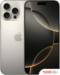Мобильный телефон Apple IPHONE 16 PRO MAX DUAL ESIM 256GB (ПРИРОДНЫЙ ТИТАН) (152797)