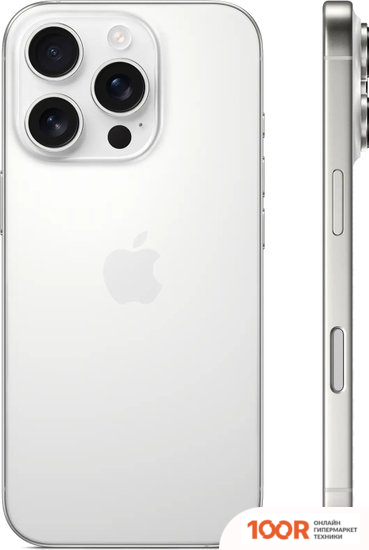 Мобильный телефон Apple IPHONE 16 PRO DUAL SIM 128GB (БЕЛЫЙ ТИТАН) (152764)
