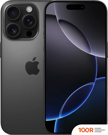 Мобильный телефон Apple IPHONE 16 PRO DUAL ESIM 128GB (ЧЕРНЫЙ ТИТАН) (152751)