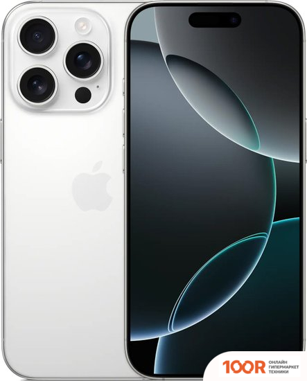 Мобильный телефон Apple IPHONE 16 PRO 128GB (БЕЛЫЙ ТИТАН) (152732)