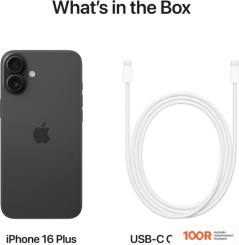 Мобильный телефон Apple IPHONE 16 PLUS DUAL SIM 256GB (ЧЕРНЫЙ) (152726)