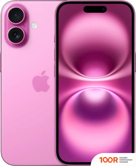 Мобильный телефон Apple IPHONE 16 DUAL ESIM 256GB (РОЗОВЫЙ) (152664)