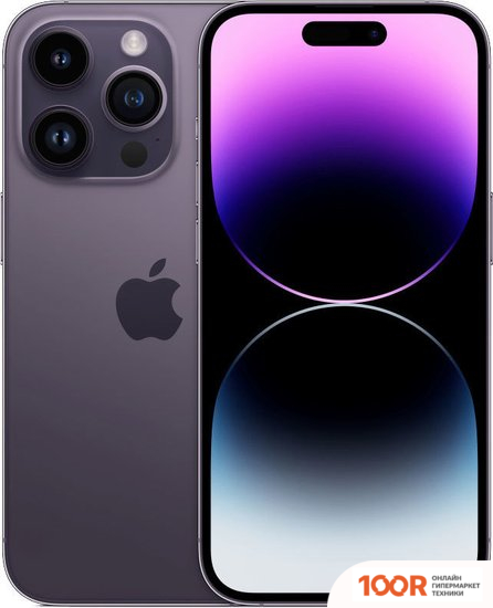 Мобильный телефон Apple IPHONE 14 PRO ESIM 256GB (ТЕМНО-ФИОЛЕТОВЫЙ) (152375)
