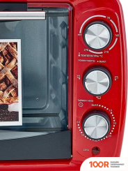 Мини-печь Аксинья KC-5700 (КРАСНЫЙ) (151015)