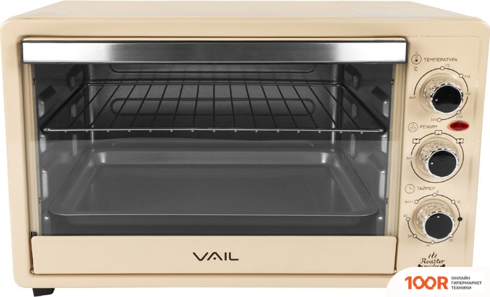 Мини-печь Vail VL-5000 (БЕЖЕВЫЙ) (150972)