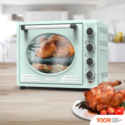 Мини-печь TurboTronic TT-EV35R RETRO (БИРЮЗОВЫЙ) (150949)