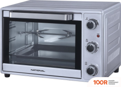 Мини-печь National NK-MO425 (СЕРЕБРИСТЫЙ) (150660)