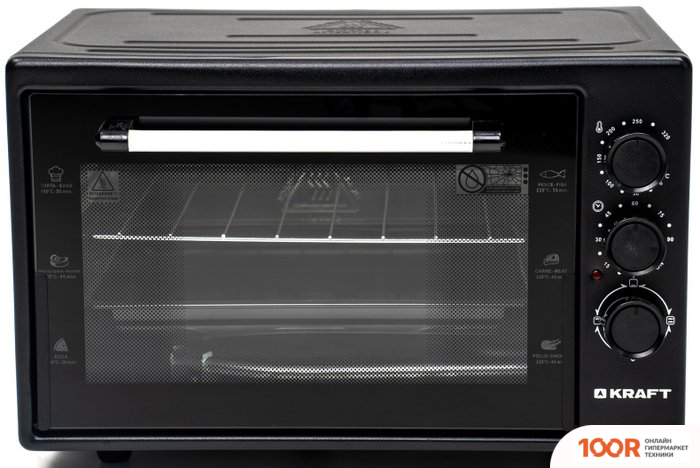 Мини-печь Kraft KF-MO3800BL (ЧЕРНЫЙ) (150499)