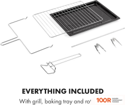 Мини-печь Klarstein MASTERCHEF 45 (СЕРЕБРЯНЫЙ) (150483)