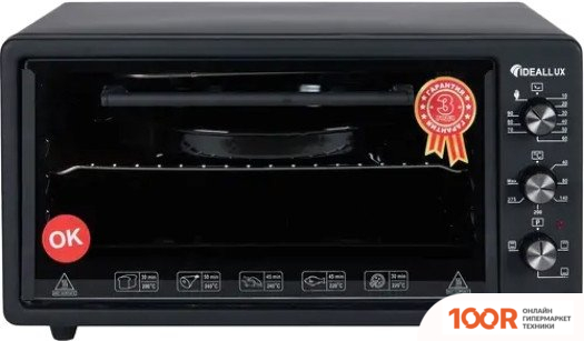 Мини-печь Ideal M 45 10 (ЧЕРНЫЙ) (150454)
