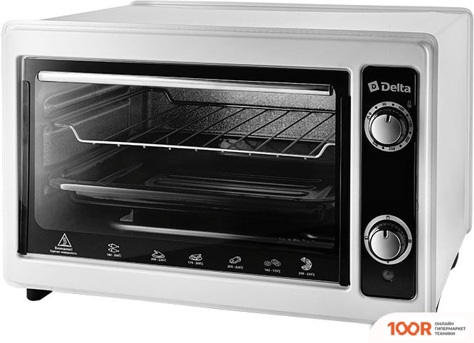 Мини-печь Delta D-0122 (БЕЛЫЙ) (150251)