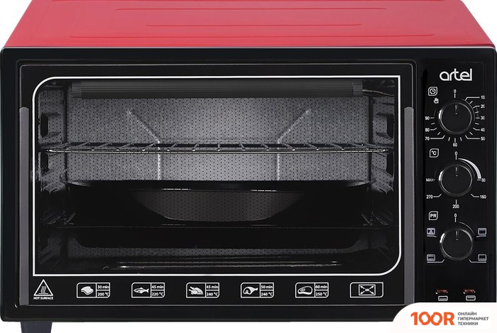 Мини-печь Artel MD 3618L (КРАСНЫЙ/ЧЕРНЫЙ) (150094)