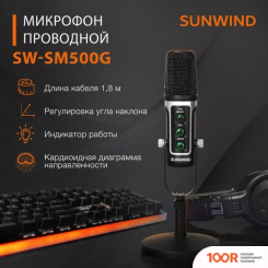 Микрофон SunWind SW-SM500G (150006)