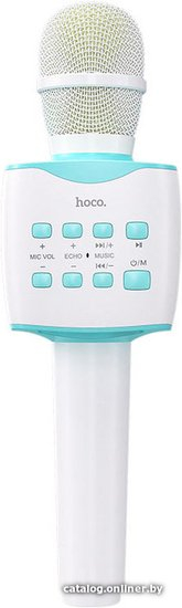 Микрофон Hoco BK5 CANTANDO (БЕЛЫЙ/ГОЛУБОЙ) (149805)