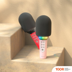 Микрофон Borofone BFK2 ELF (КРАСНЫЙ) (149741)