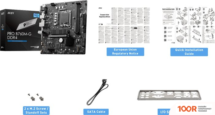 Материнская плата MSI PRO B760M-G DDR4 (146139)