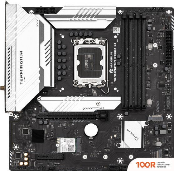 Материнская плата Maxsun TERMINATOR B760M D4 WIFI6E (145912)