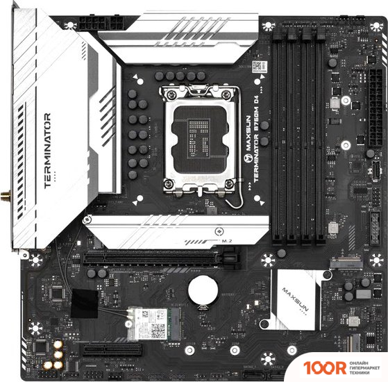Материнская плата Maxsun TERMINATOR B760M D4 WIFI (145911)