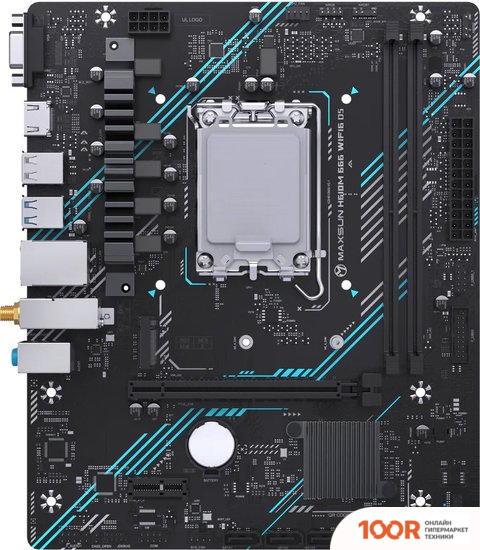 Материнская плата Maxsun H610M 666 WIFI6 D5 (145897)