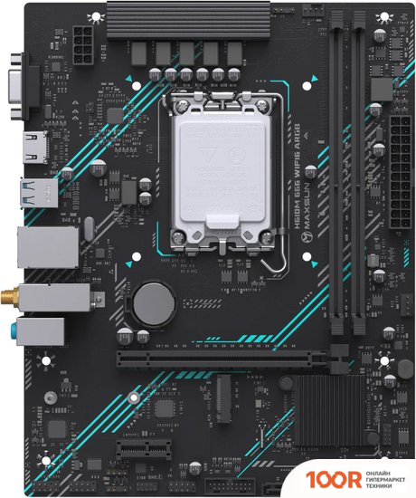 Материнская плата Maxsun H610M 666 WIFI6 ARGB (145896)