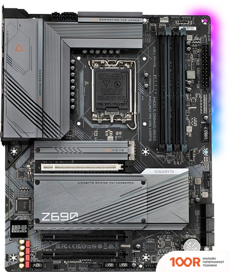 Материнская плата Gigabyte Z690 GAMING X DDR4 (REV. 1.0) (145810)