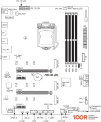 Материнская плата Gigabyte Z590 UD AC (REV. 1.X) (145789)