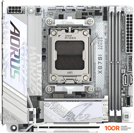 Материнская плата Gigabyte X870I AORUS PRO ICE (REV. 1.1) (145761)