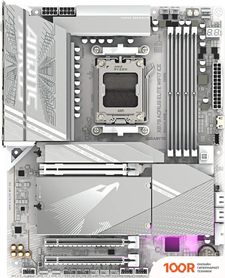 Материнская плата Gigabyte X870 AORUS ELITE WIFI7 ICE (145752)