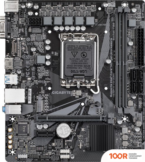 Материнская плата Gigabyte H610M H V3 DDR4 (REV. 1.0) (145688)