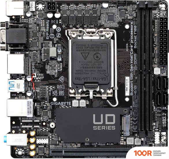 Материнская плата Gigabyte H610I (REV. 1.0) (145680)