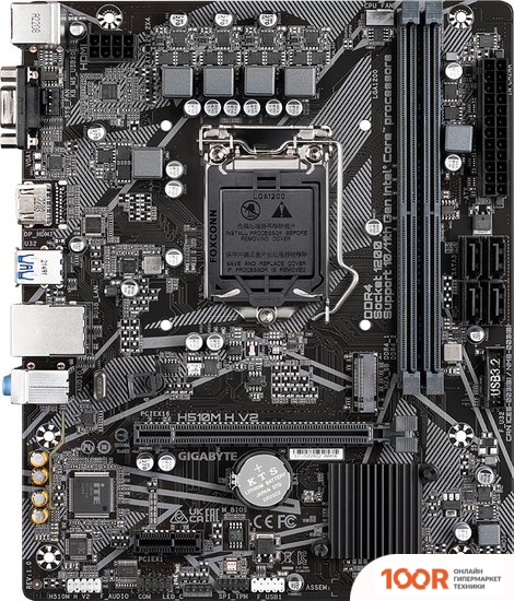 Материнская плата Gigabyte H510M H V2 (REV. 1.0) (145669)