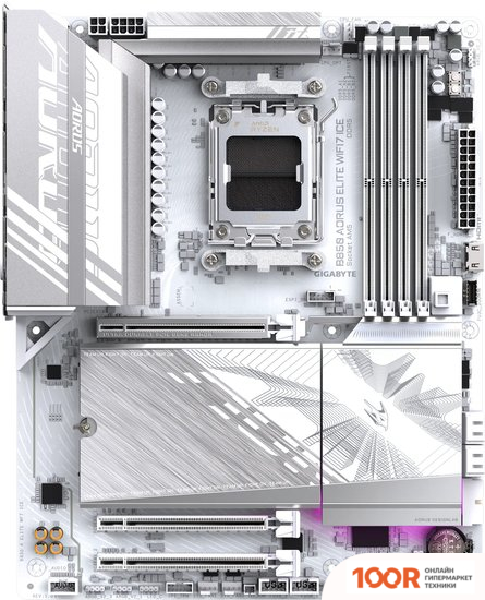 Материнская плата Gigabyte B850 AORUS ELITE WIFI7 ICE (REV. 1.1) (145579)