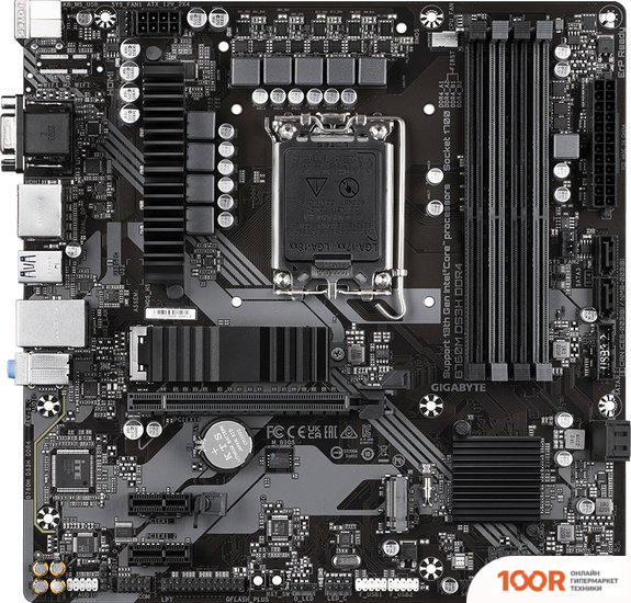 Материнская плата Gigabyte B760M DS3H DDR4 (REV. 1.0) (145561)