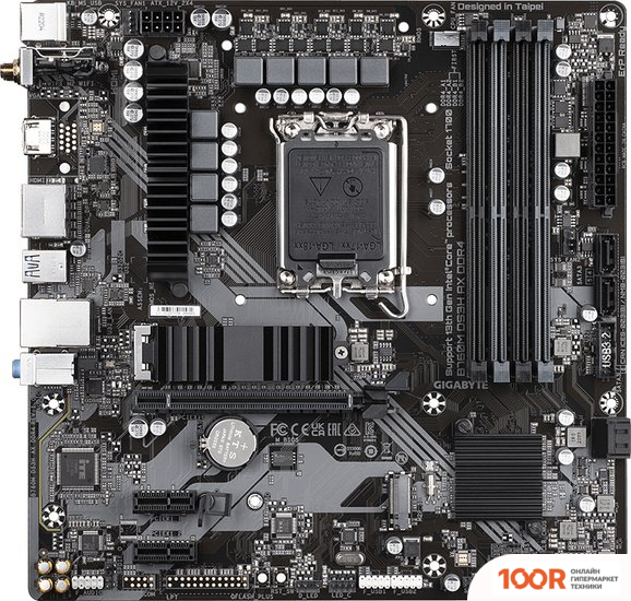 Материнская плата Gigabyte B760M DS3H AX DDR4 (REV. 1.0) (145559)