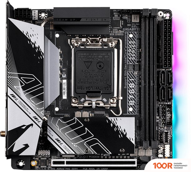 Материнская плата Gigabyte B760I AORUS PRO DDR4 (REV. 1.0) (145551)