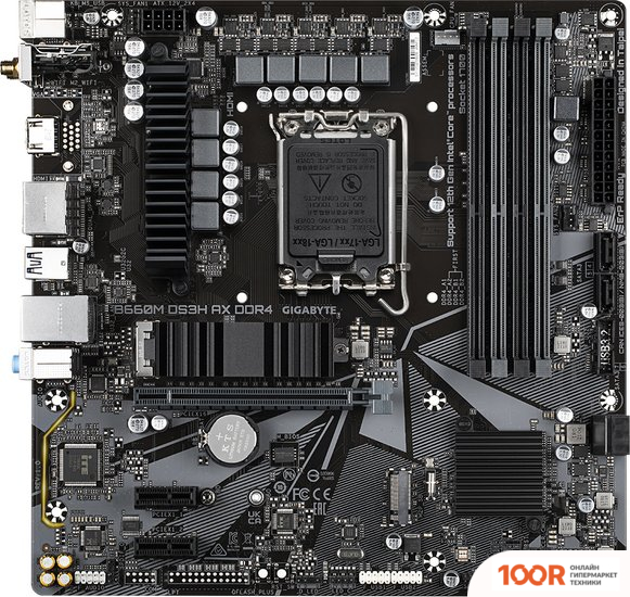 Материнская плата Gigabyte B660M DS3H AX DDR4 (REV. 1.X) (145530)