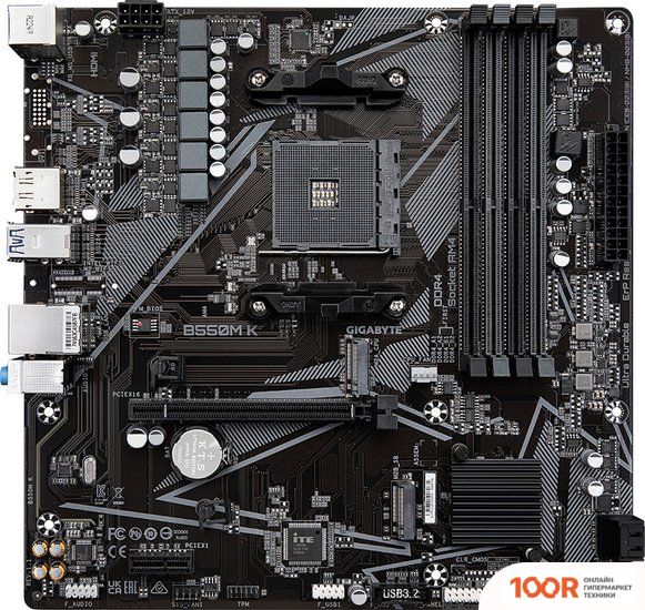 Материнская плата Gigabyte B550M K (REV. 1.1) (145469)