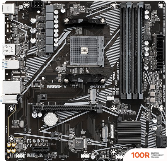 Материнская плата Gigabyte B550M K (REV. 1.0) (145468)