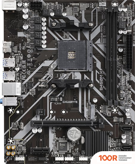 Материнская плата Gigabyte B450M K (REV. 1.0) (145417)