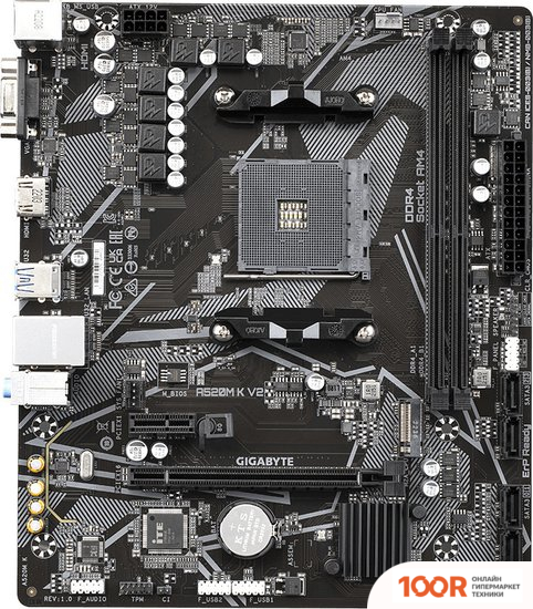 Материнская плата Gigabyte A520M K V2 (REV. 1.1) (145390)