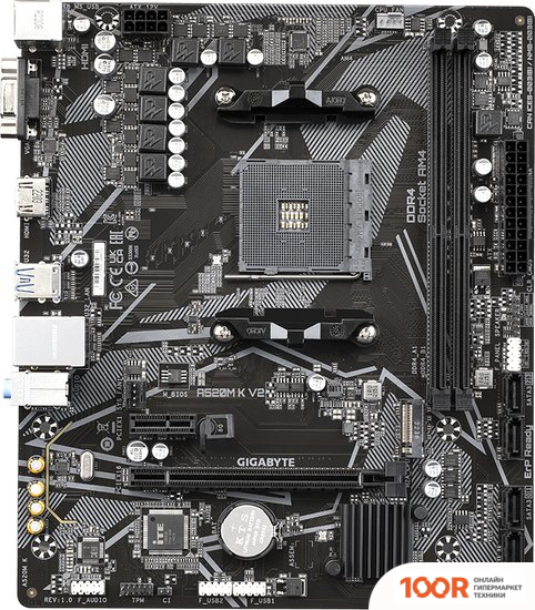 Материнская плата Gigabyte A520M K V2 (REV. 1.0) (145389)