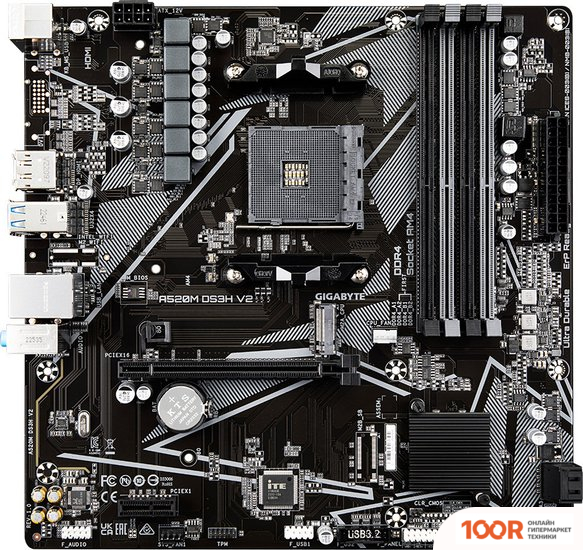 Материнская плата Gigabyte A520M DS3H V2 (REV. 1.0) (145385)