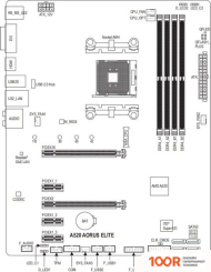 Материнская плата Gigabyte A520 AORUS ELITE (REV. 1.0) (145379)