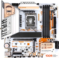 Материнская плата Colorful COLORFIRE B760M-MEOW WIFI D5 ORANGE (145290)