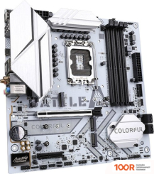 Материнская плата Colorful BATTLE-AX B760M-WHITE WIFI V20 (145272)