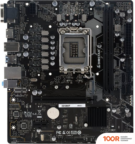 Материнская плата BIOSTAR H610MHP VER. 6.1 (145213)