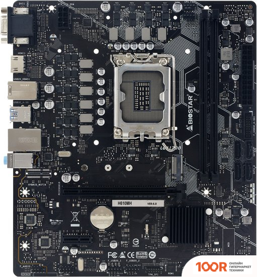Материнская плата BIOSTAR H610MH VER. 6.0 (145210)