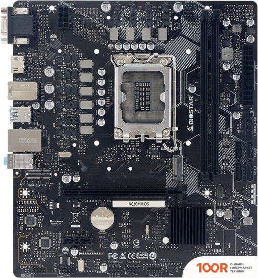 Материнская плата BIOSTAR H610MH D5 VER. 6.X (145209)