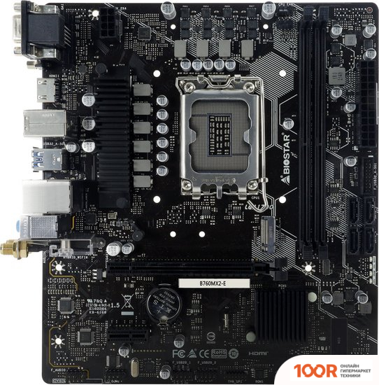 Материнская плата BIOSTAR B760MX2-E VER. 6.1 (145192)